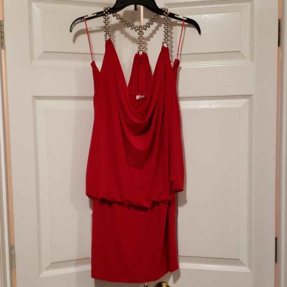 Cache red party dress